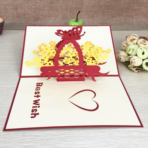 3D Pop Up Greeting Cards