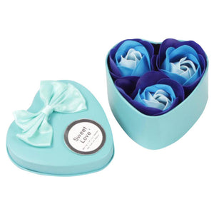 3Pcs Heart Scented Rose Soap