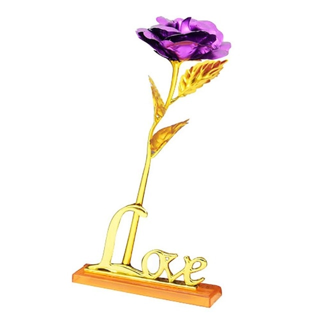 24K Gold Plated Rose