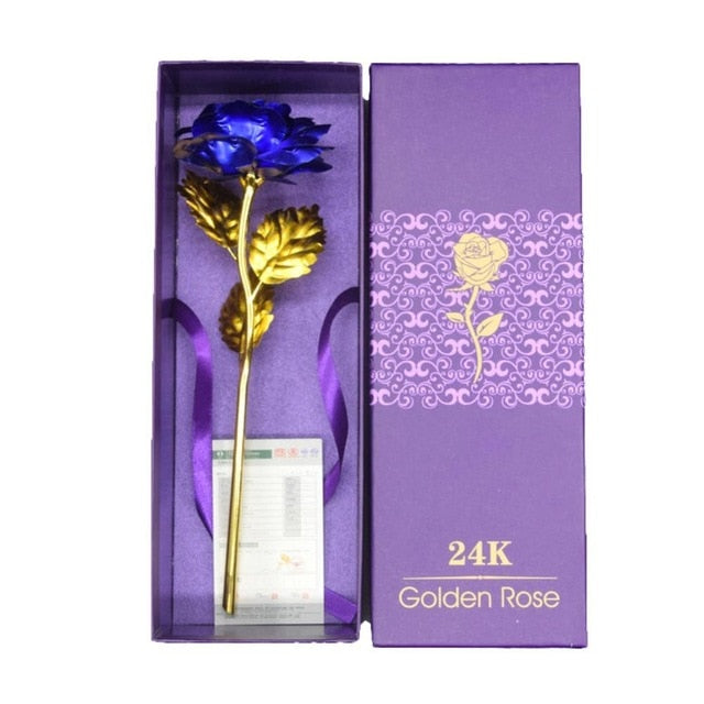 24K Gold Plated Rose