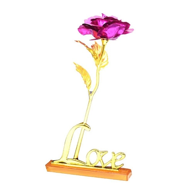 24K Gold Plated Rose