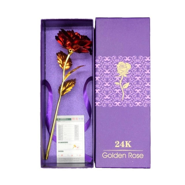 24K Gold Plated Rose