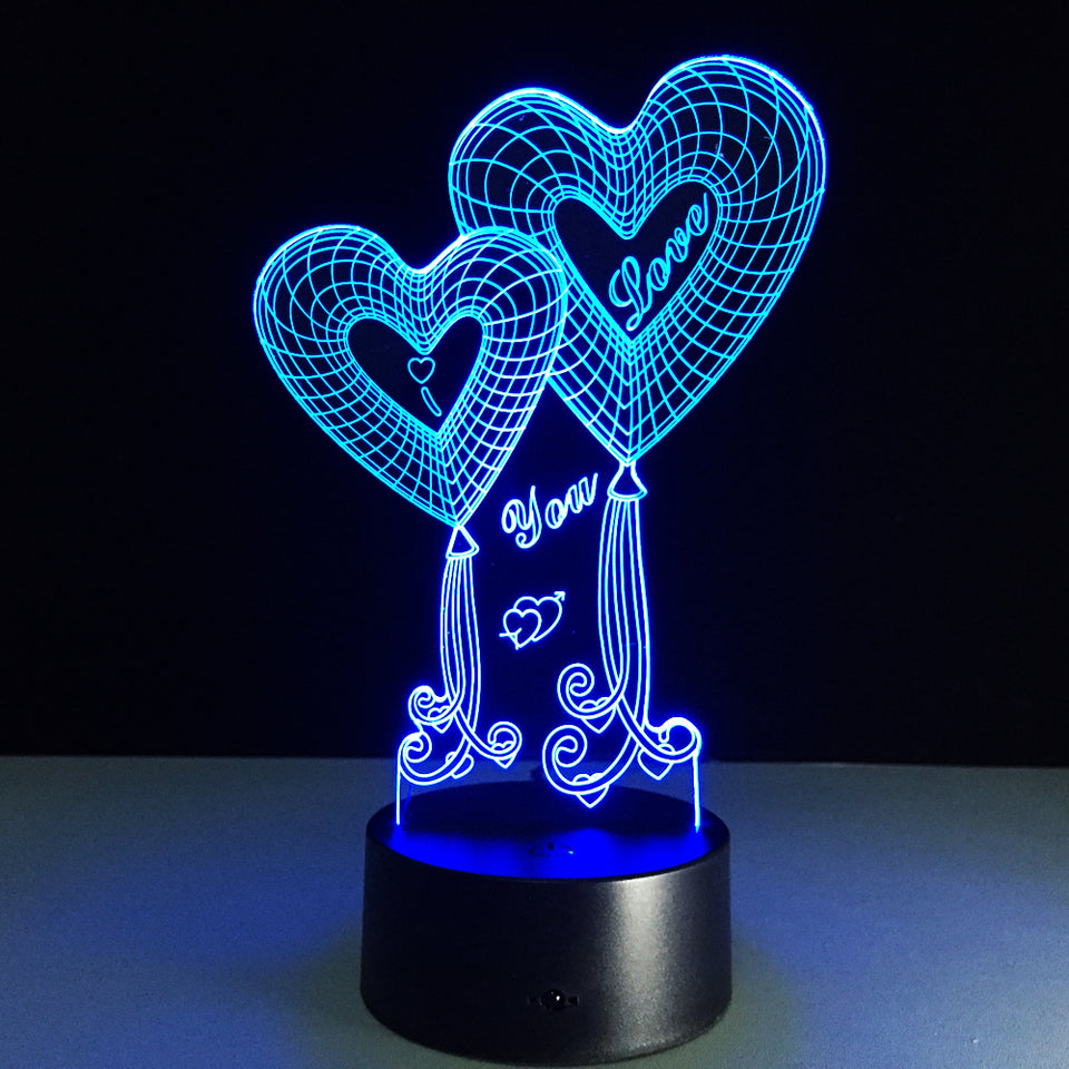 LED NightLight and Speaker I Love You